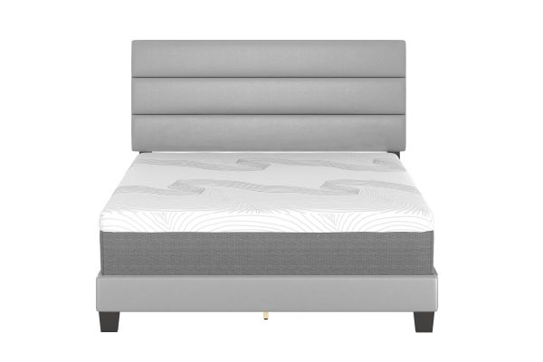 Parker Full Platform Bed - Grey