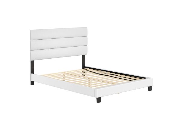 Parker Twin Platform Bed - White