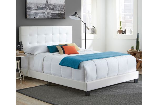 Ripley Full Platform Bed - White