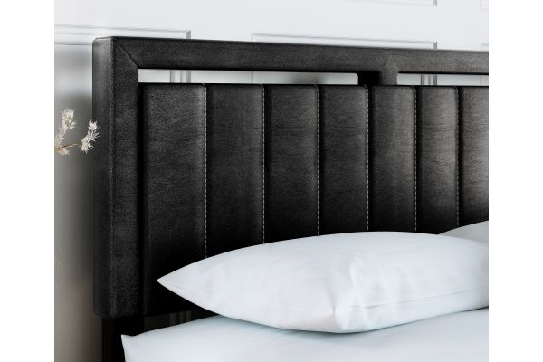 Bethel Full Platform Bed - Black