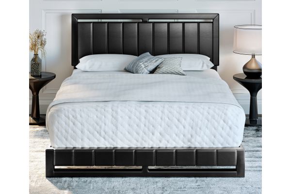 Bethel Full Platform Bed - Black