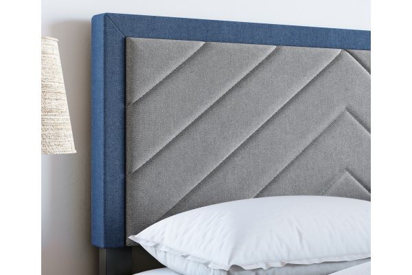 Batavia Full Platform Bed - Blue