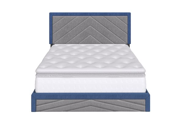 Batavia Full Platform Bed - Blue