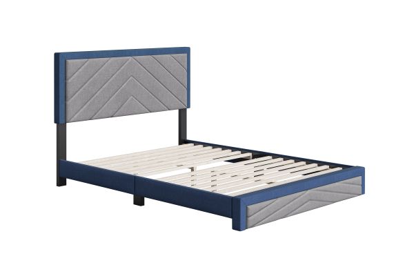 Batavia Full Platform Bed - Blue