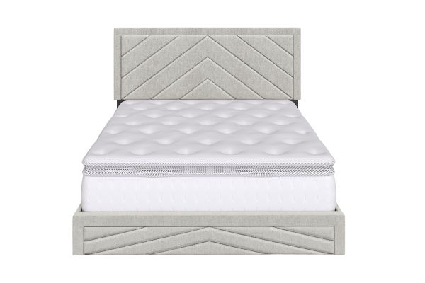 Batavia Full Platform Bed - White