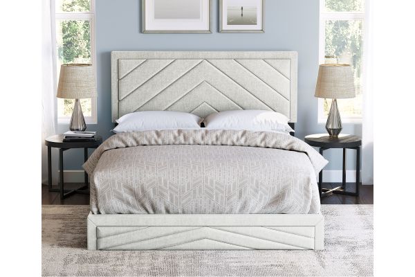 Batavia Full Platform Bed - White