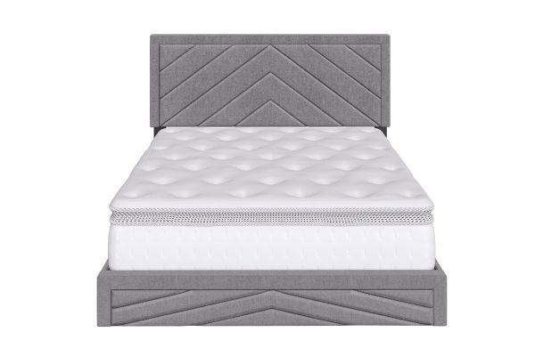 Batavia Full Platform Bed - Grey