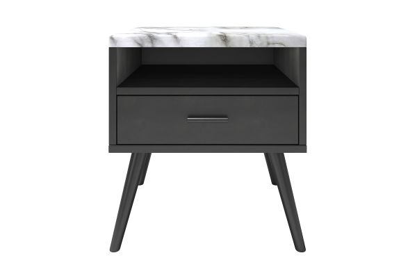 Davita Nightstand - Black