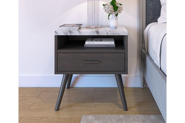Davita Nightstand - Black