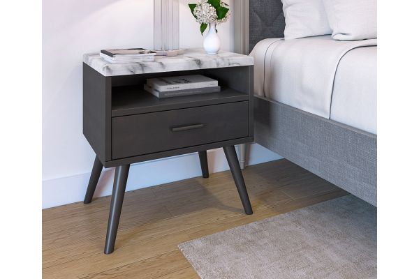 Davita Nightstand - Black