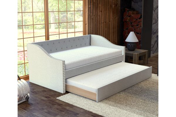 Mandrake Daybed with Trundle - White