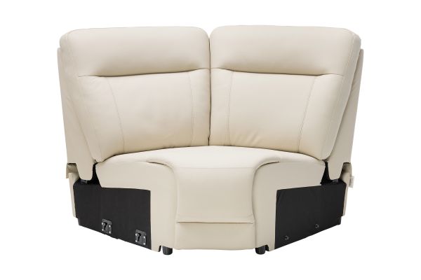 Newport 7-Piece Leather Dual Power Reclining Sectional with Left Arm Facing Chaise