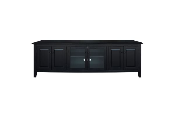 78" Black Pembroke TV Stand