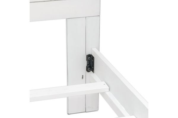 Monaco Queen Bed - White