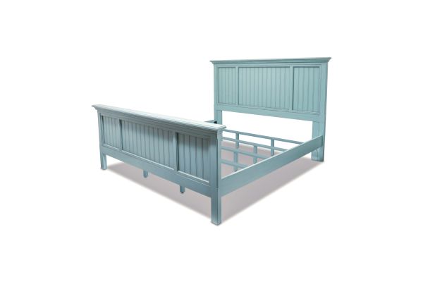 Monaco King Bed - Blue