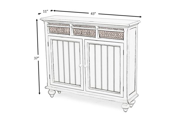 Monaco Entry Cabinets with Baskets