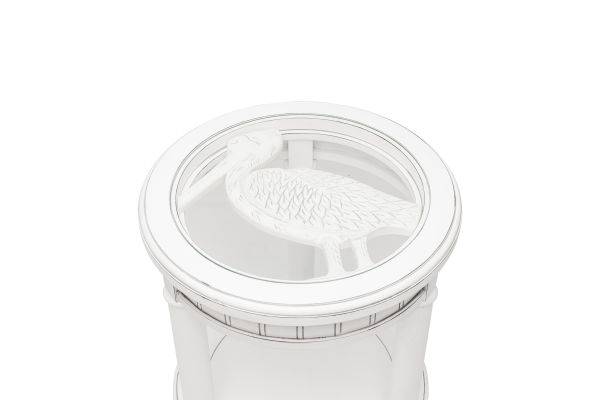 Monaco Round End Table with Pelican Insert
