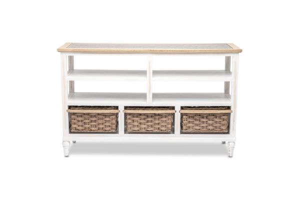 Island Breeze 3-Basket Entertainment Center