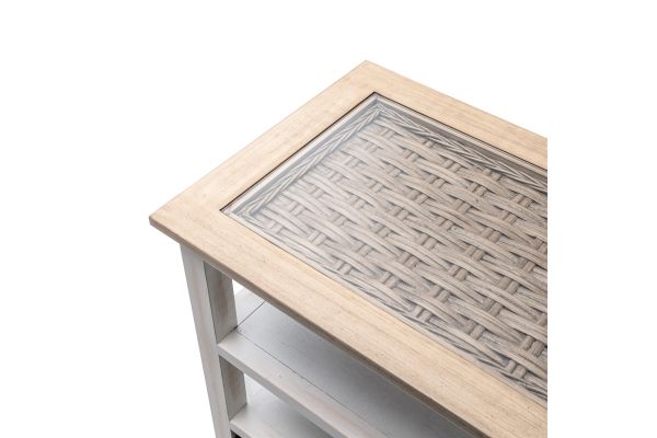 Island Breeze 3-Basket Entertainment Center