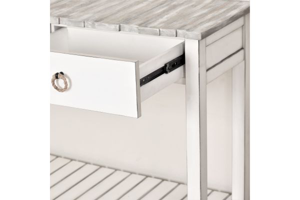 Picket Fence Console Table - Grey