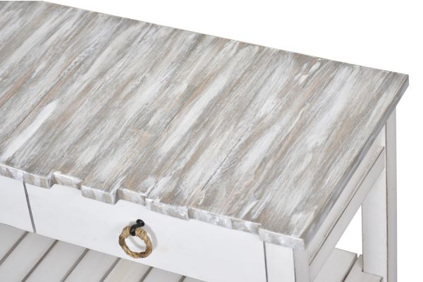 Picket Fence Console Table - Grey
