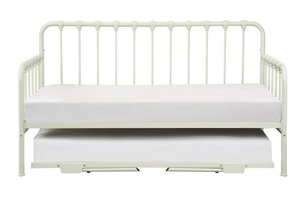 Constance Full Size Trundle Daybed - White