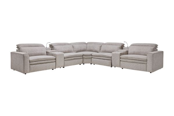 Salvator Street 7-Piece Dual Power Reclining Sectional