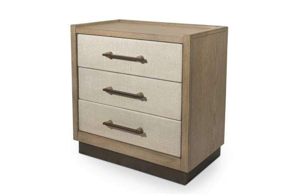 Rio Vista Woven 3 Drawer Nightstand