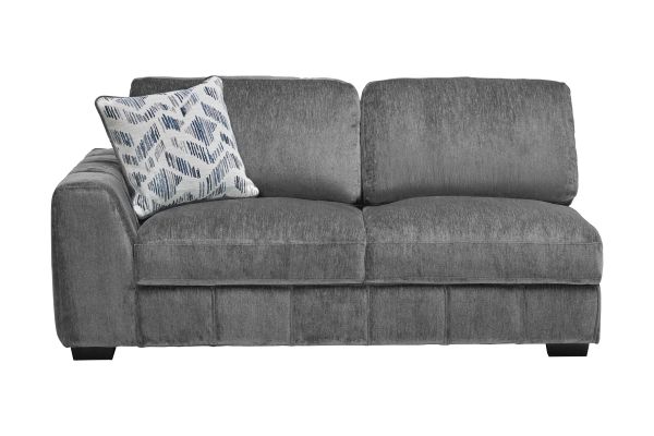 Overnight Grey 4-Piece Sleeper Sectional with Right Arm Facing Chaise