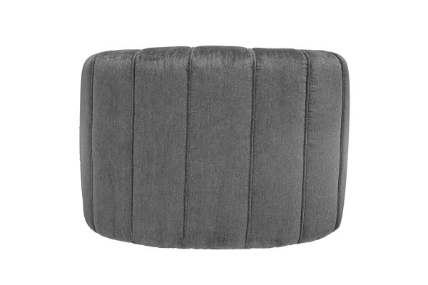 Overnight Grey Swivel Chair