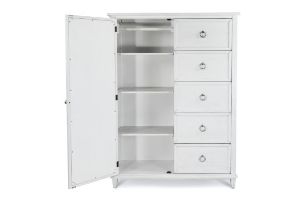Point Breeze Mirrored Door Chest