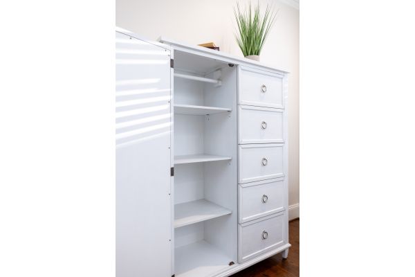 Point Breeze Mirrored Door Chest