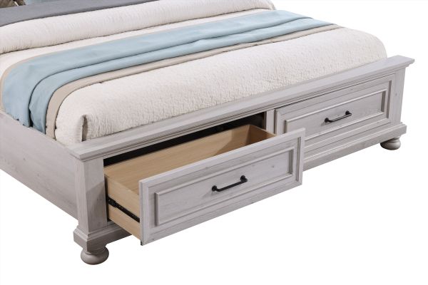 Arthur Light Grey 5-Piece King Bedroom Set