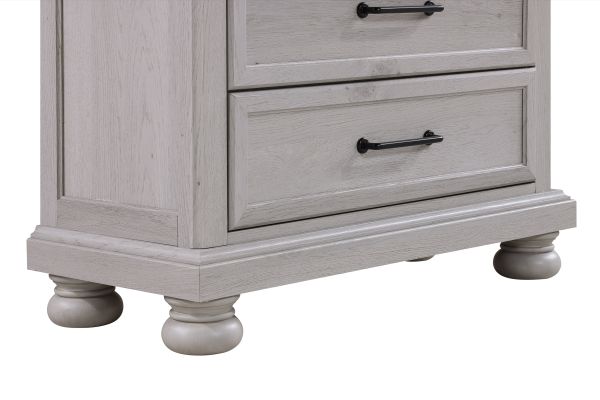 Arthur Light Grey 5-Piece King Bedroom Set