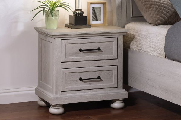 Arthur Light Grey 5-Piece King Bedroom Set