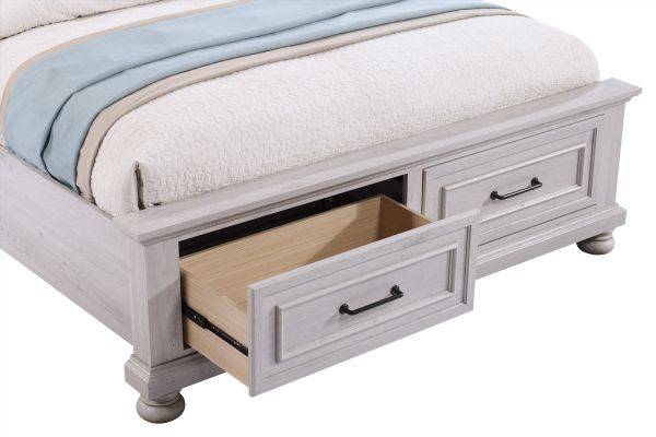 Arthur Light Grey 5-Piece Queen Bedroom Set