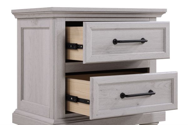 Arthur Light Grey 5-Piece Queen Bedroom Set