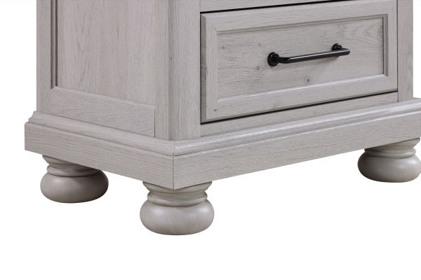 Arthur Light Grey 5-Piece Queen Bedroom Set