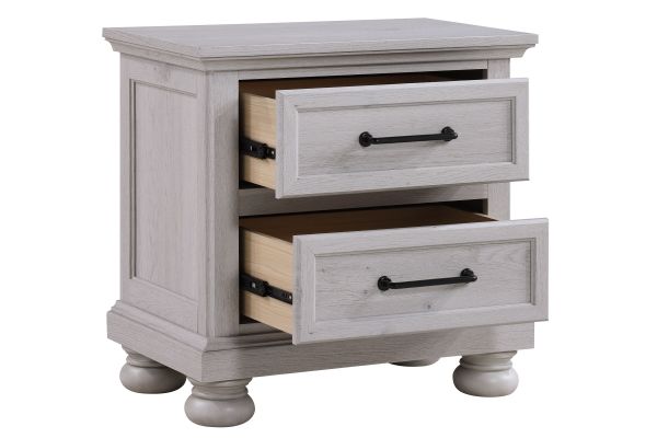 Arthur Light Grey 5-Piece Queen Bedroom Set