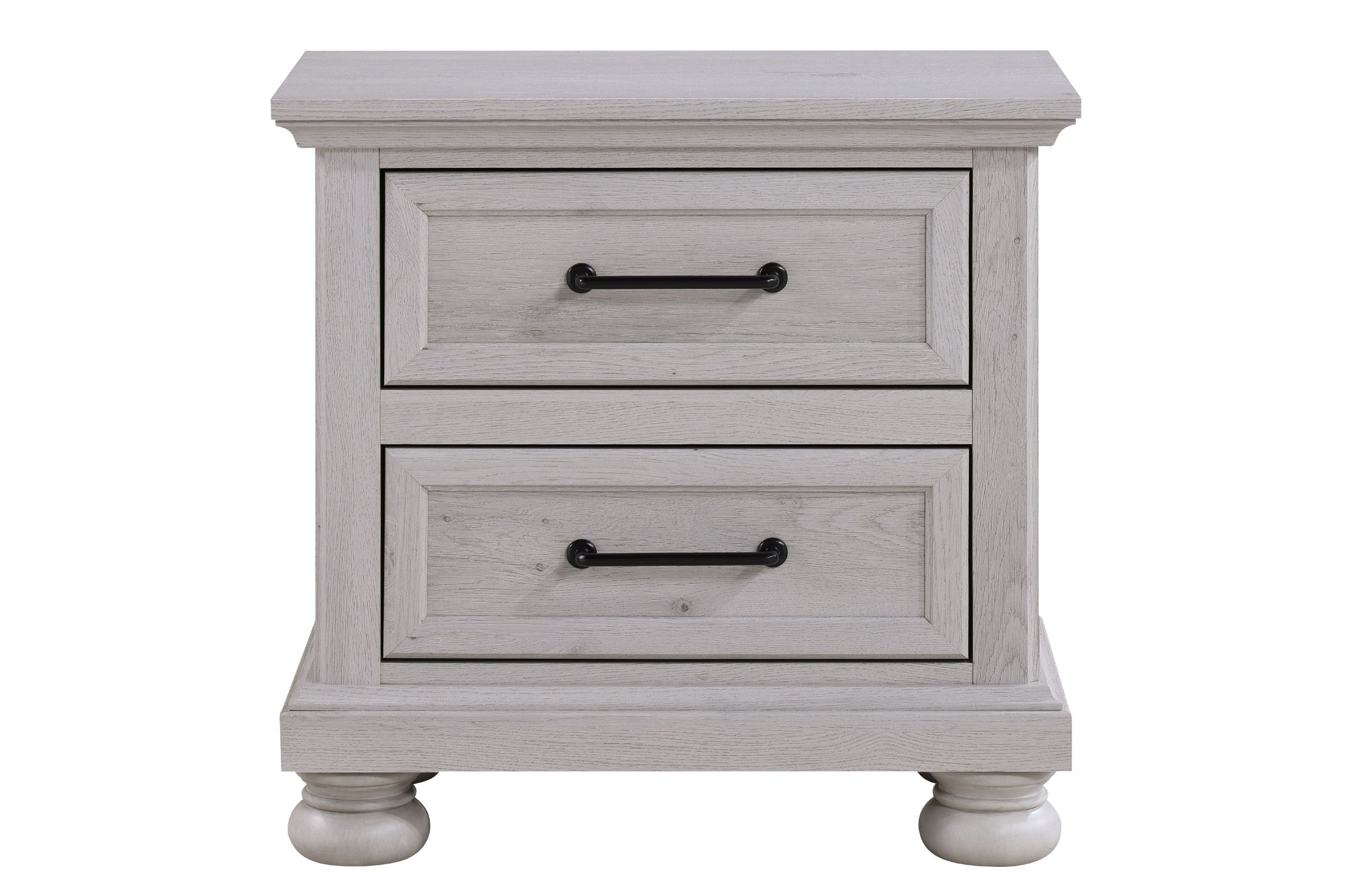 Arthur Light Grey Nightstand at Gardner White