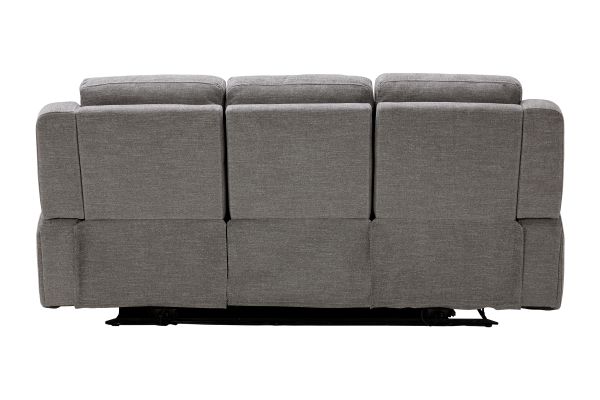 Summit Grey Dual Power Reclining Sofa