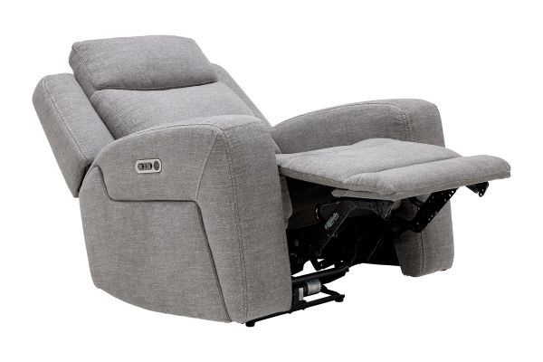 Summit Grey Dual Power Recliner