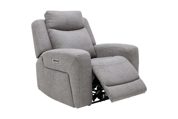 Summit Grey Dual Power Recliner