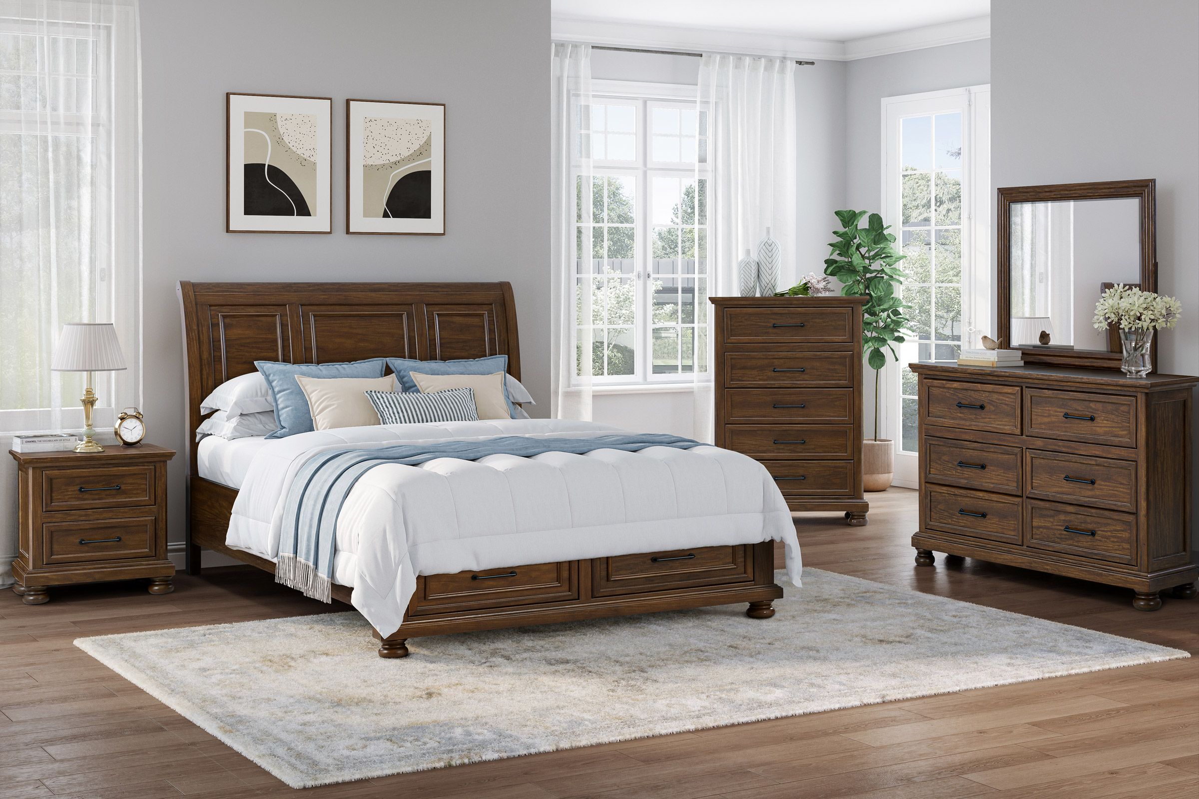 Arthur Brown 5-Piece King Bedroom Set