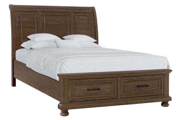 Arthur Brown Queen Storage Bed