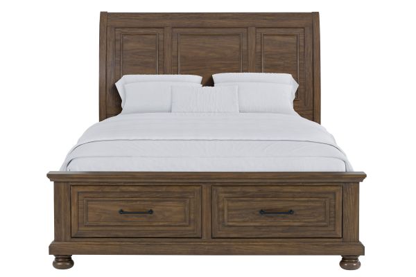 Arthur Brown Queen Storage Bed 