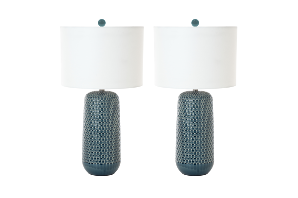 Marlin Table Lamp - Blue (Set of 2)  