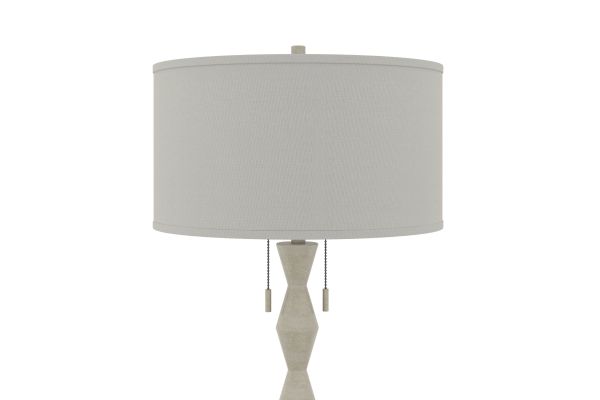 Zenith 66" White Floor Lamp