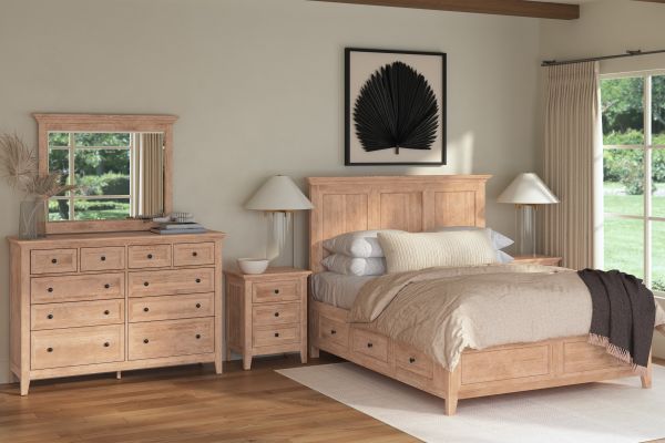 San Mateo Natural Dresser + Mirror 