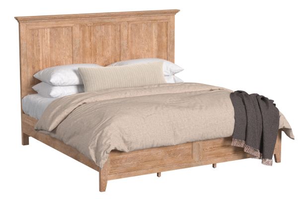 San Mateo 3-Piece Natural King Panel Bedroom Set